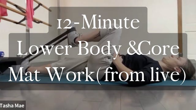 12-Minute Lower Body & Core Mat Work ...