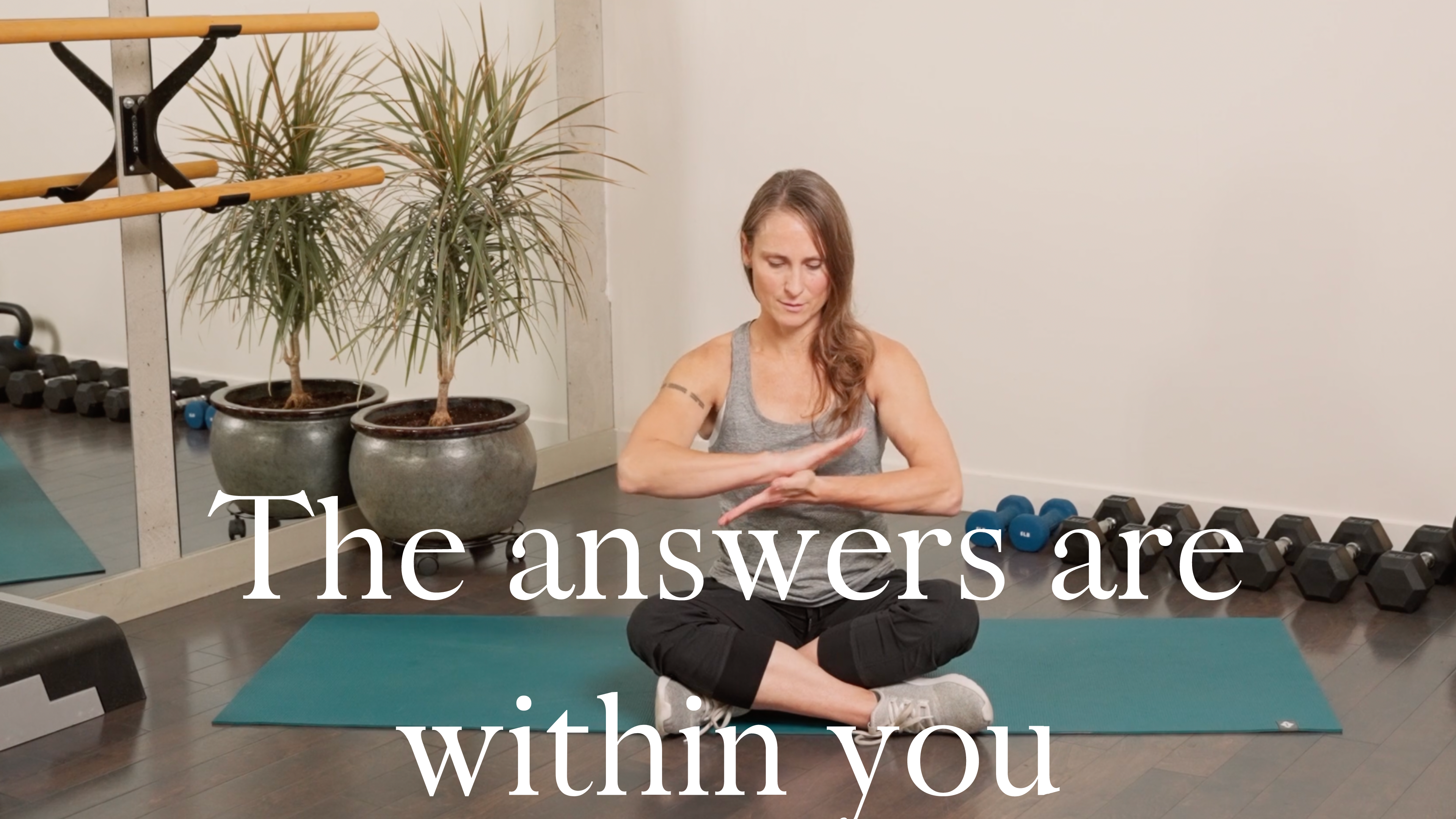 The answers are within you 