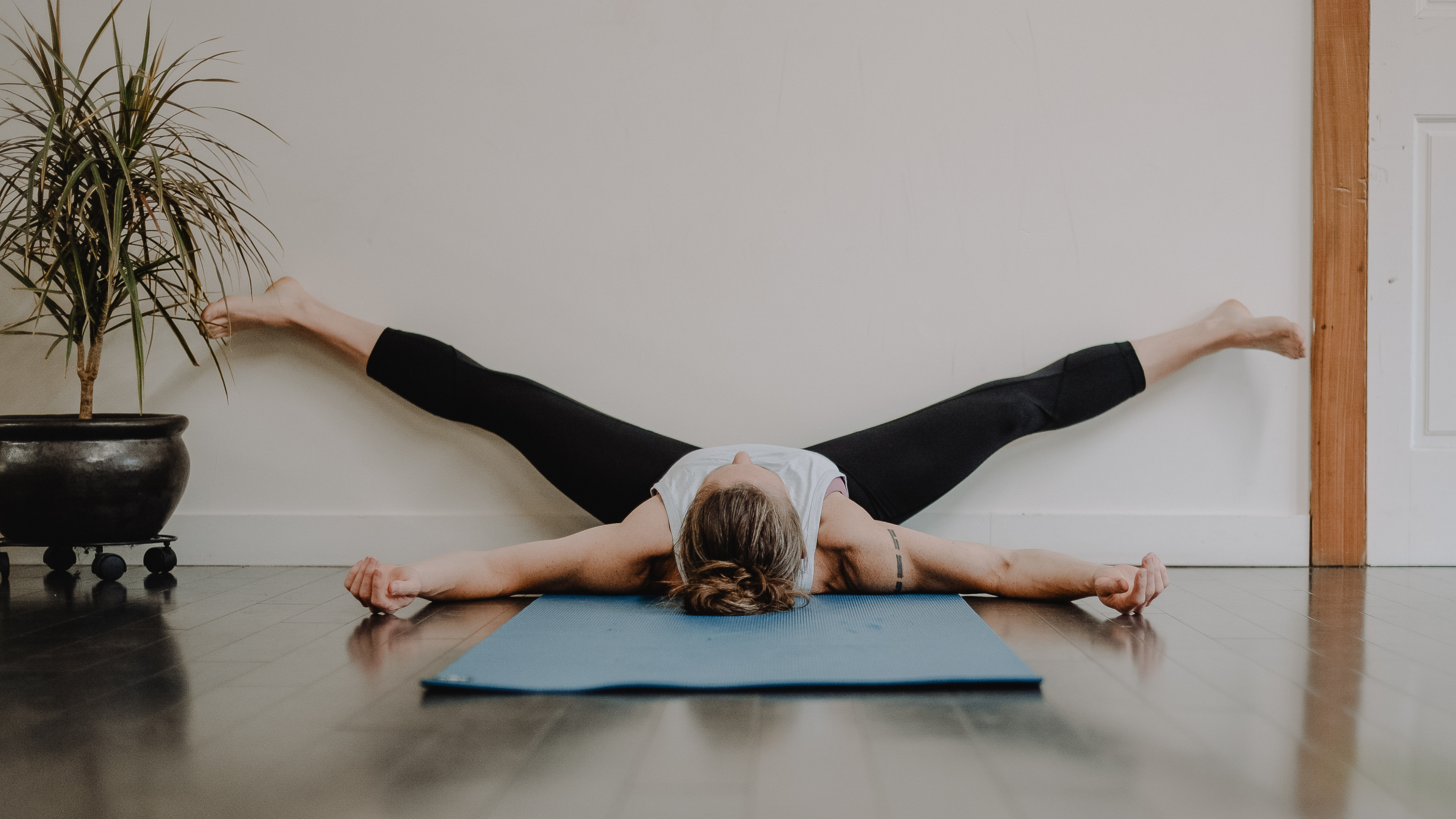 Leg Stretches at the Wall