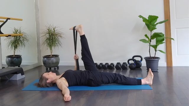 Leg Stretches with or without a Strap: Flexibility Boost