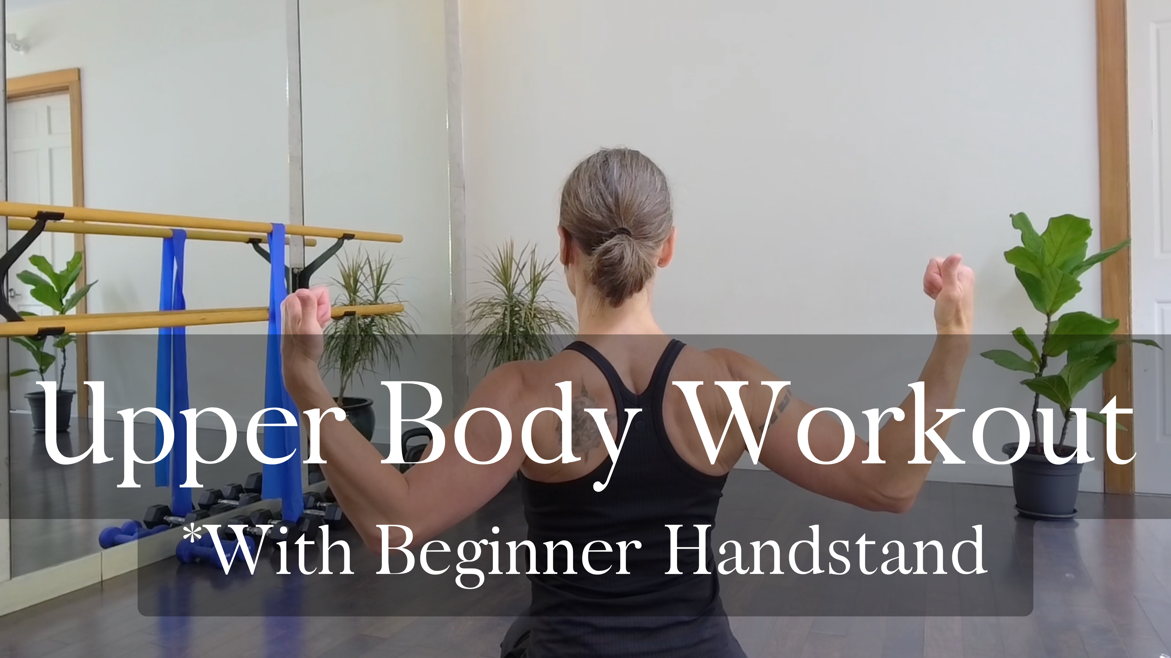 Upper Body Workout *with beginner handstand