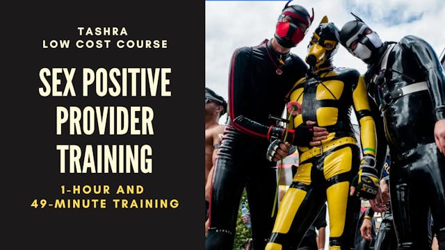 TASHRA's Sex Positive Provider Training