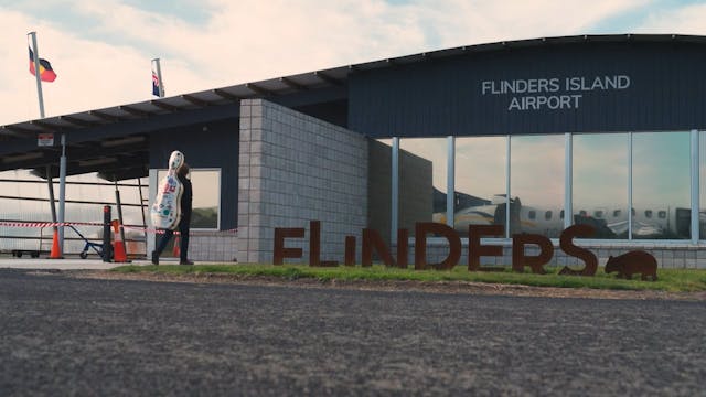 Playing cello on Flinders Island