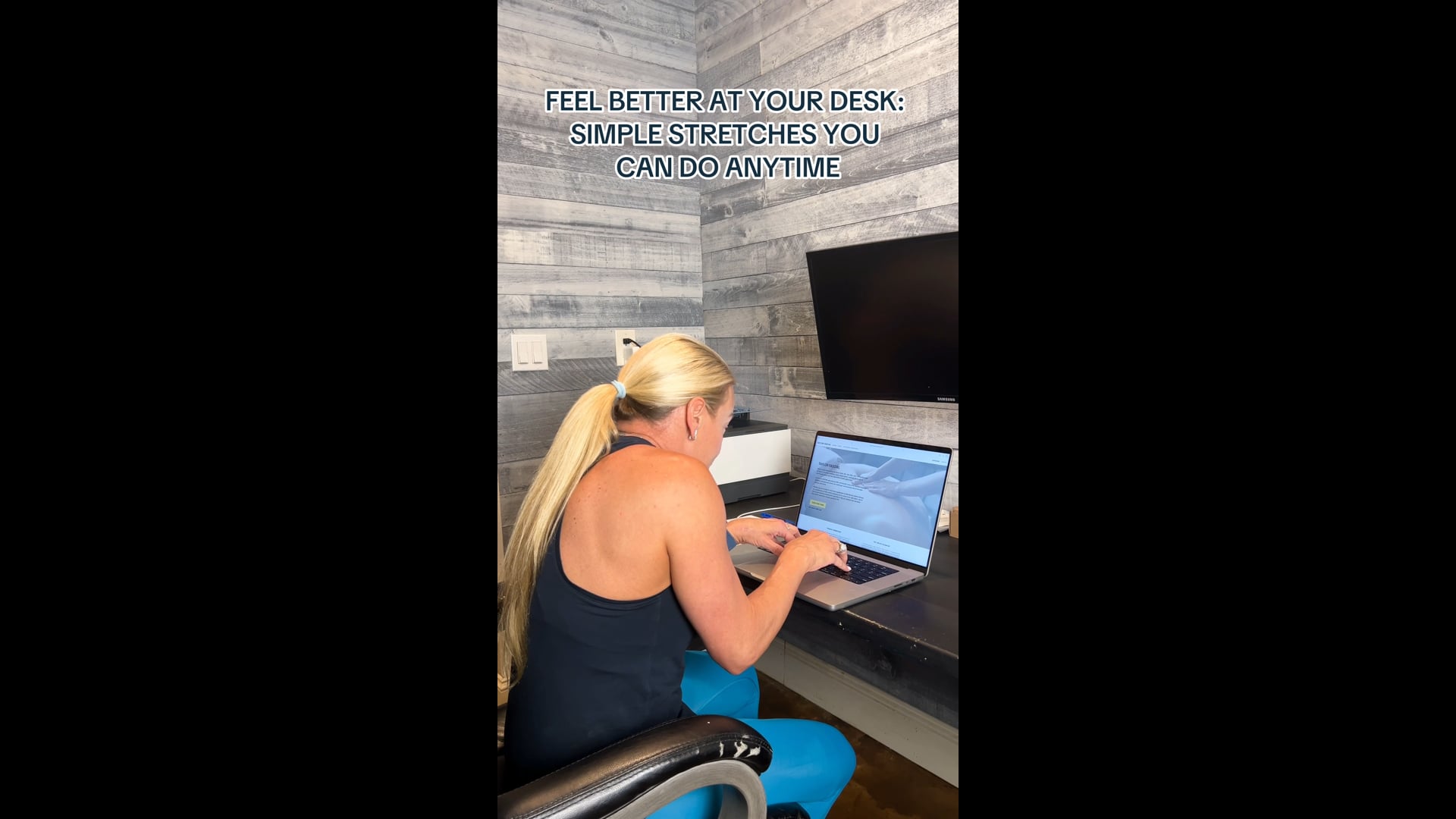 Feel better at your desk