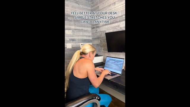 Feel better at your desk