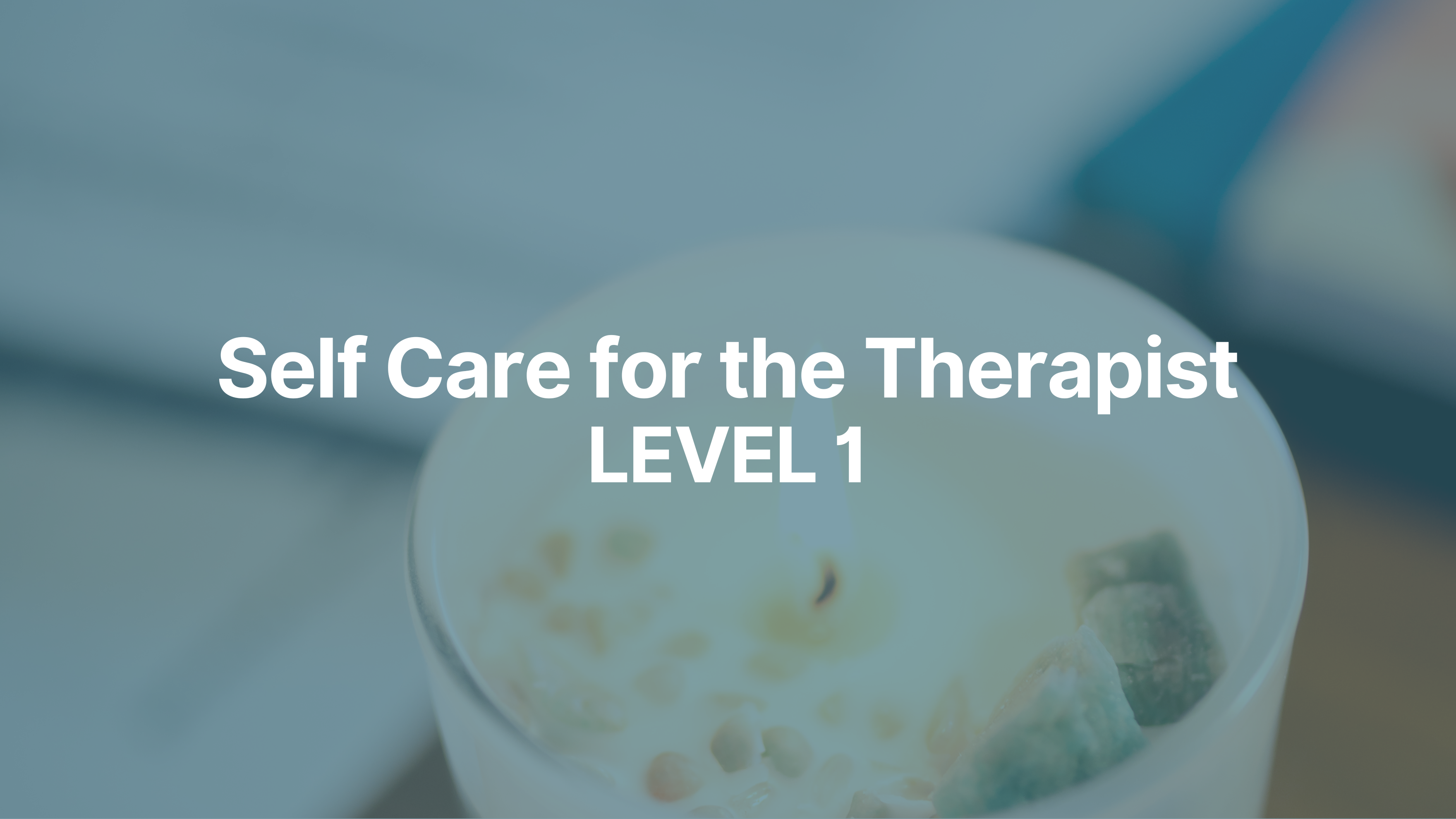 Guidelines to Self Care & Hydrotherapy for the Myofascial/Manual Therapist