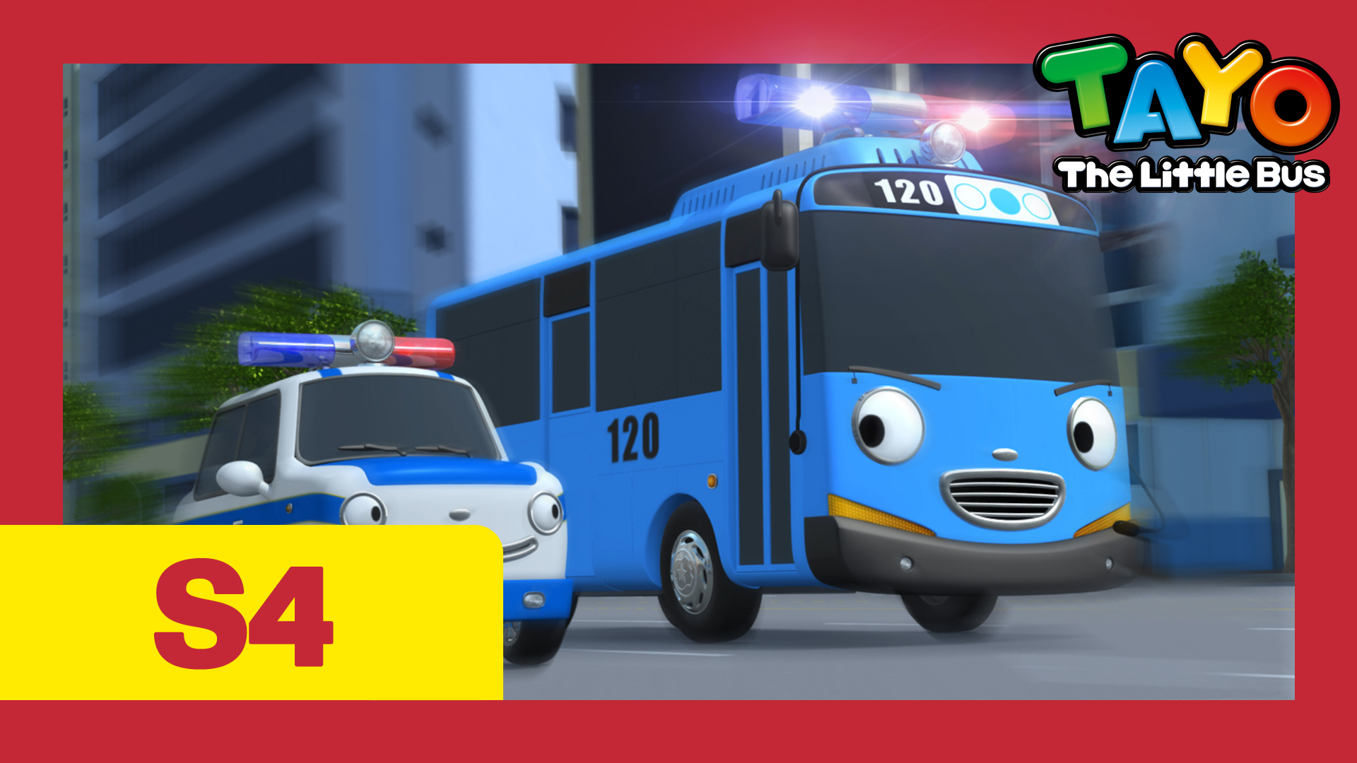 Tayo the Little Bus S4 EP18 - Tayo becomes a police officer
