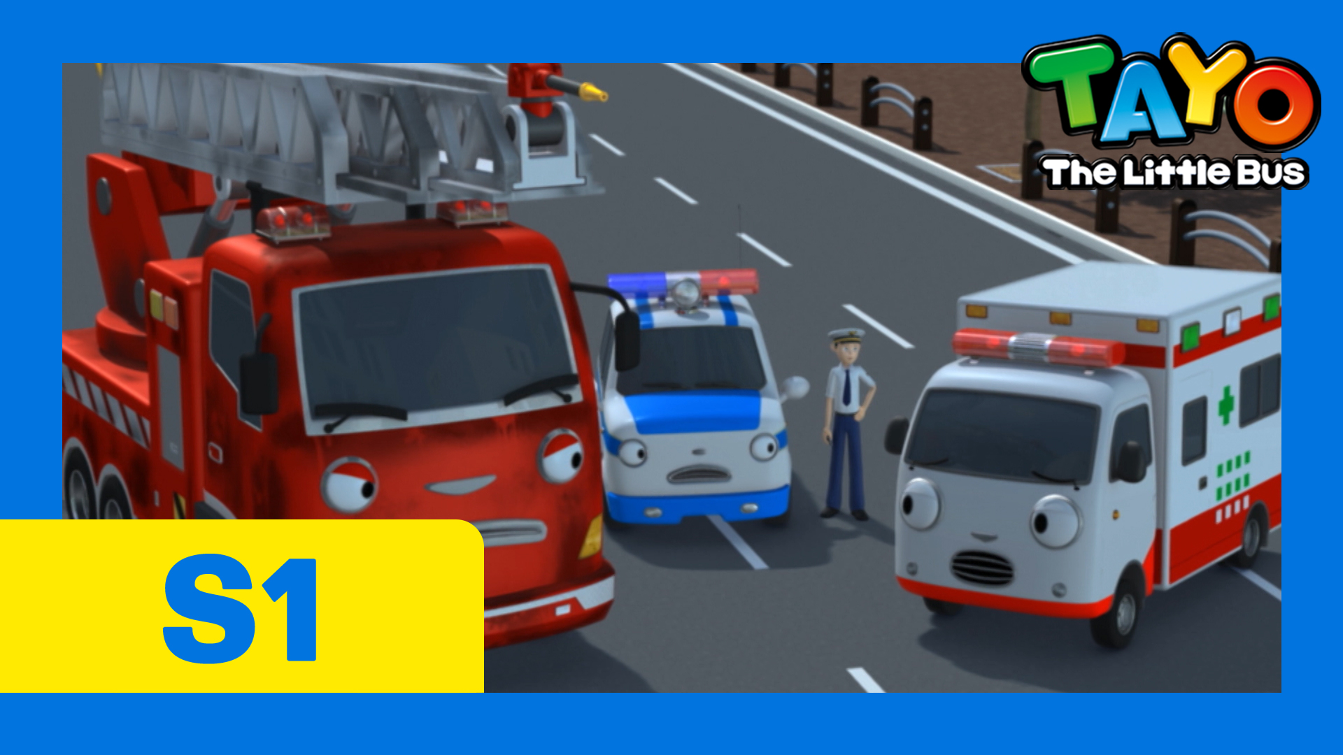 Tayo the Little Bus S1 EP20 - Make up, Frank and Alice