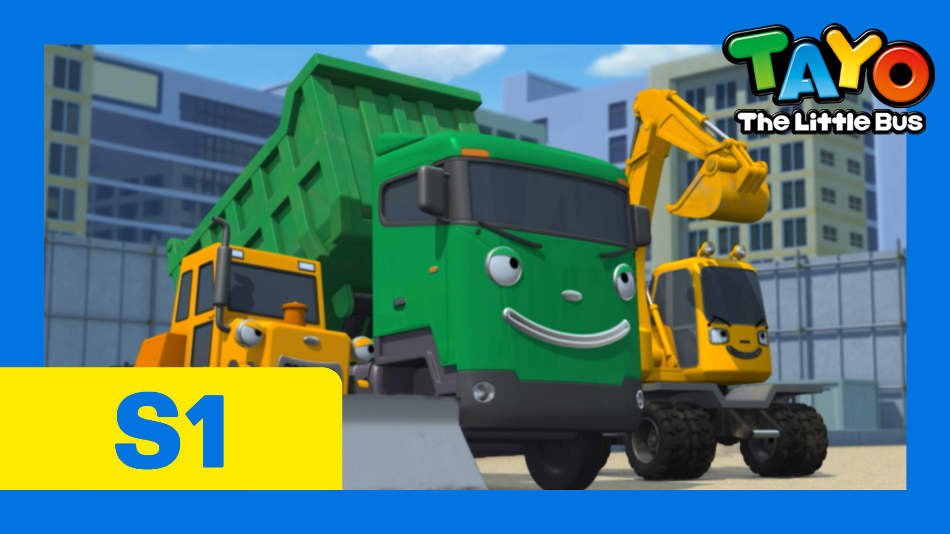 Tayo the Little Bus S1 EP16 - The best heavy vehicles