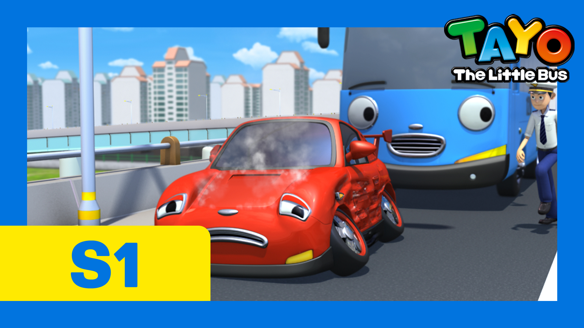 Tayo the Little Bus S1 EP1 - A day in a life of Tayo