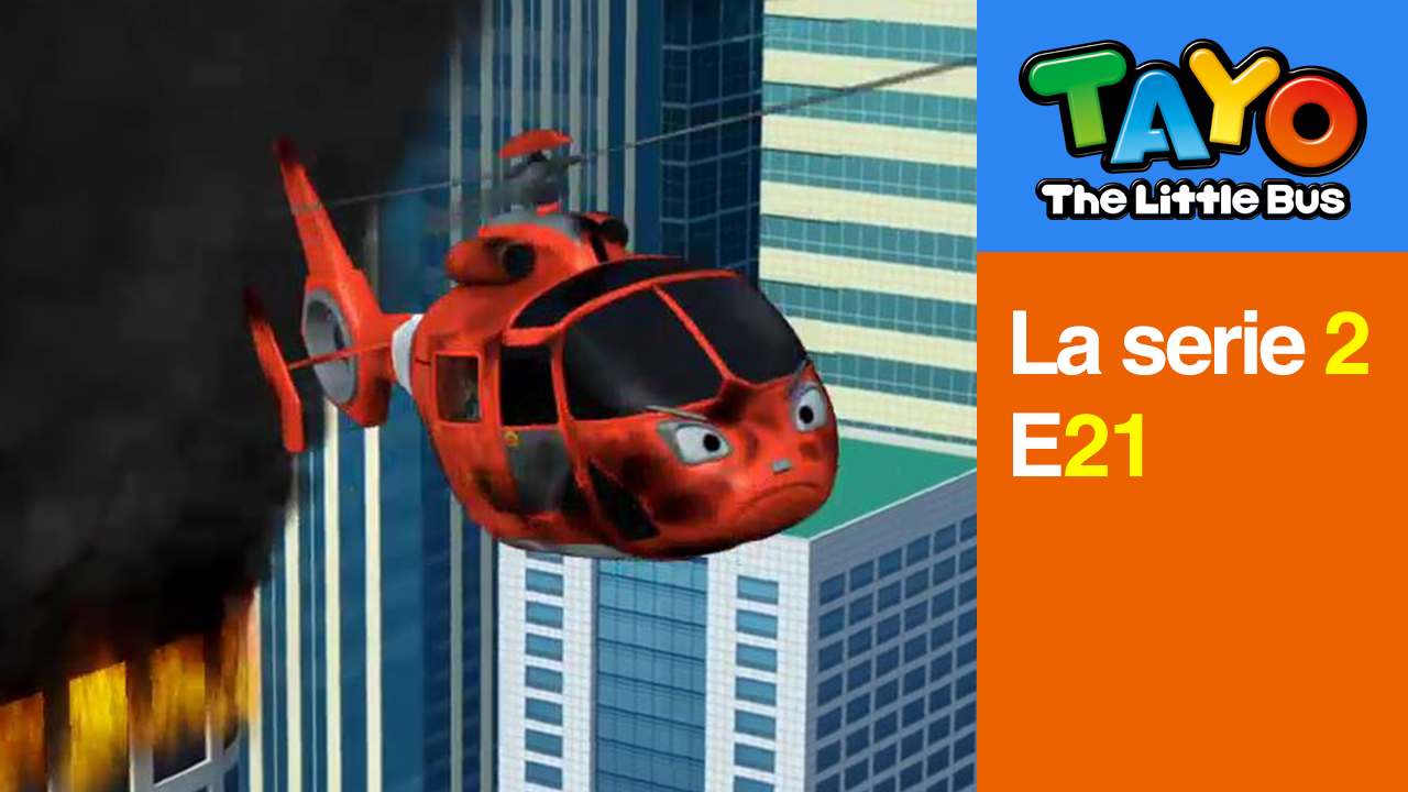 Tayo El Pequeño Bus la Serie 2 EP21 - Air, el helicóptero valiente