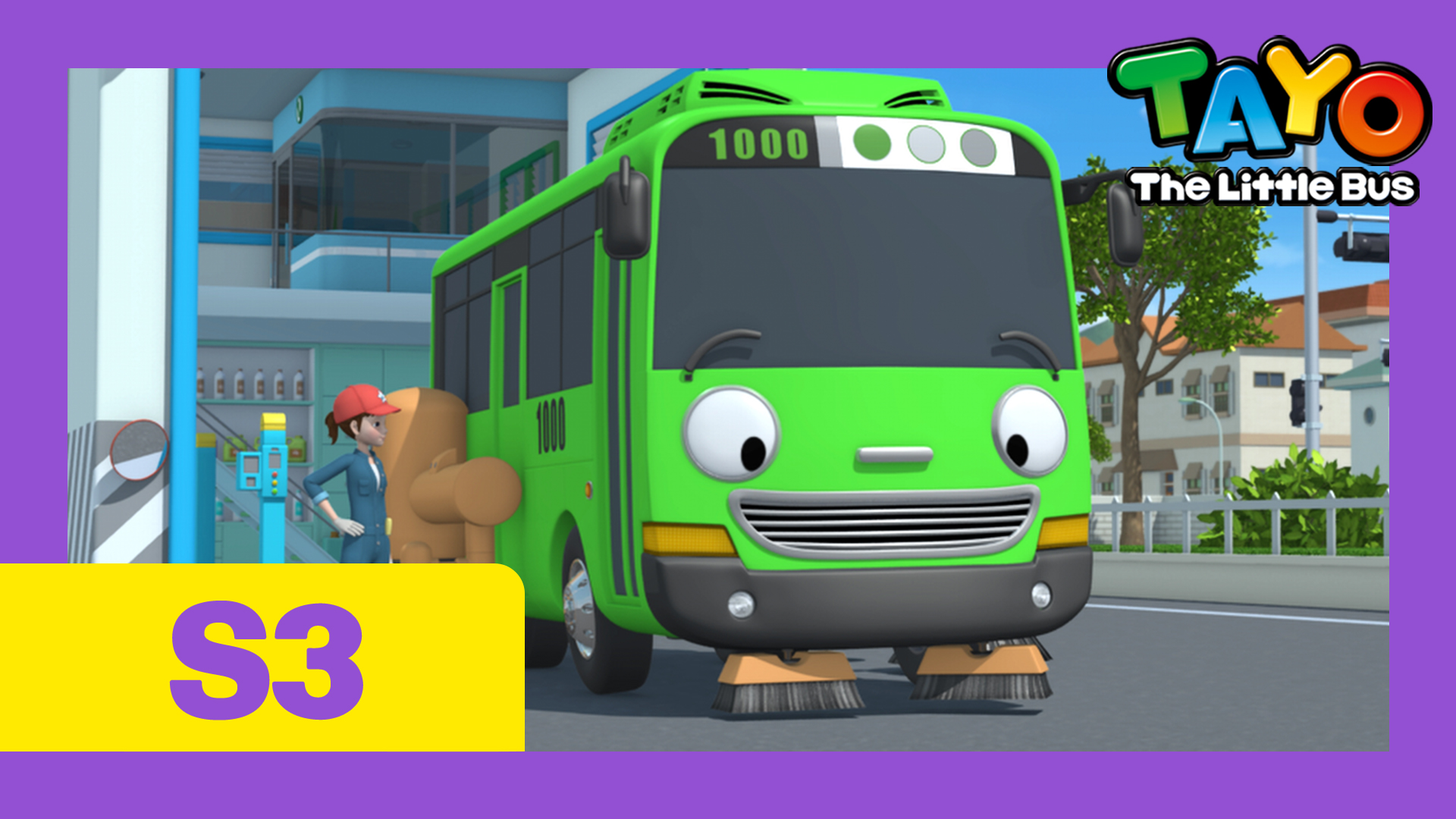 Tayo the Little Bus S3 EP3 -  Rogi the Sweeper