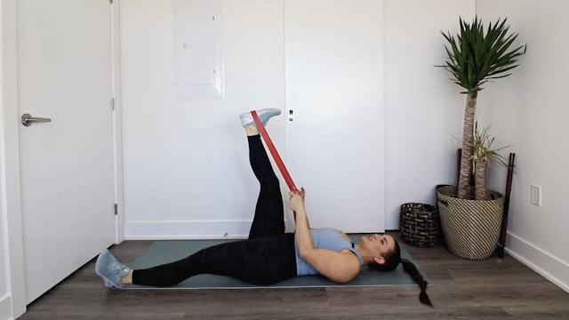 Lying Hip Stretch