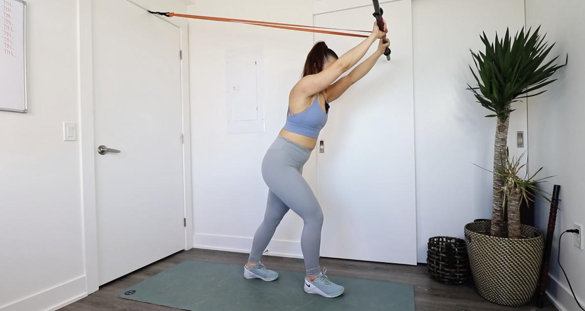 Standing Overhead Tricep Extension