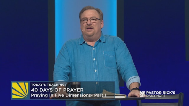 Praying in Five Dimensions Part 1