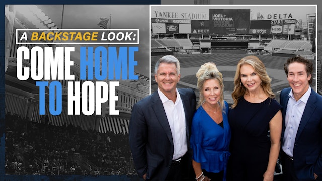A Backstage Look: Come Home to Hope (2022)