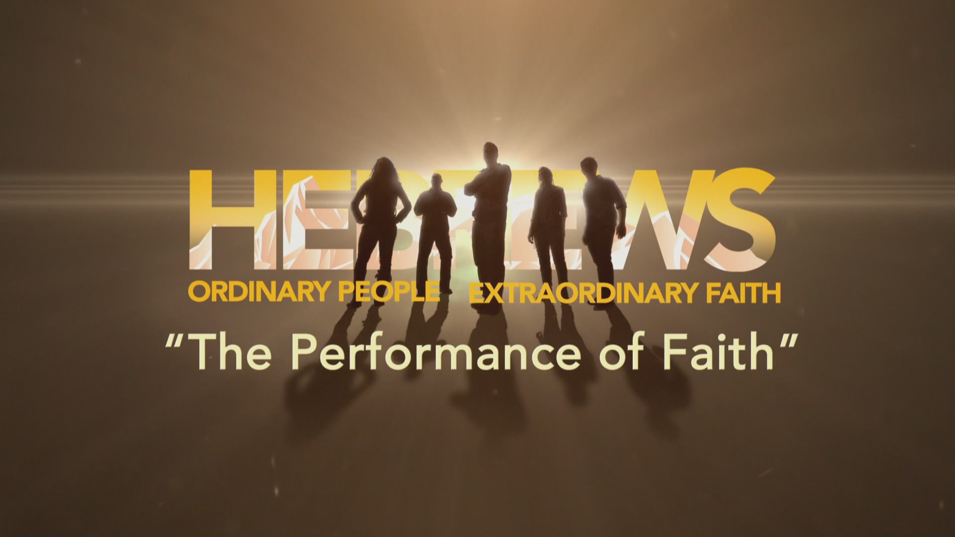 The Performance of Faith