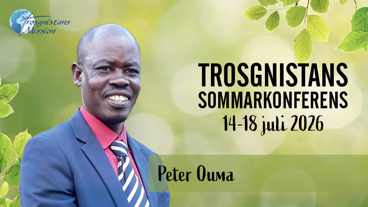 Kvällsmöte med Peter Ouma | Onsdag 15 juli | Trosgnistans sommarkonferens 2026