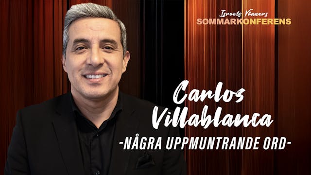 Carlos Villablanca | Några uppmuntran...