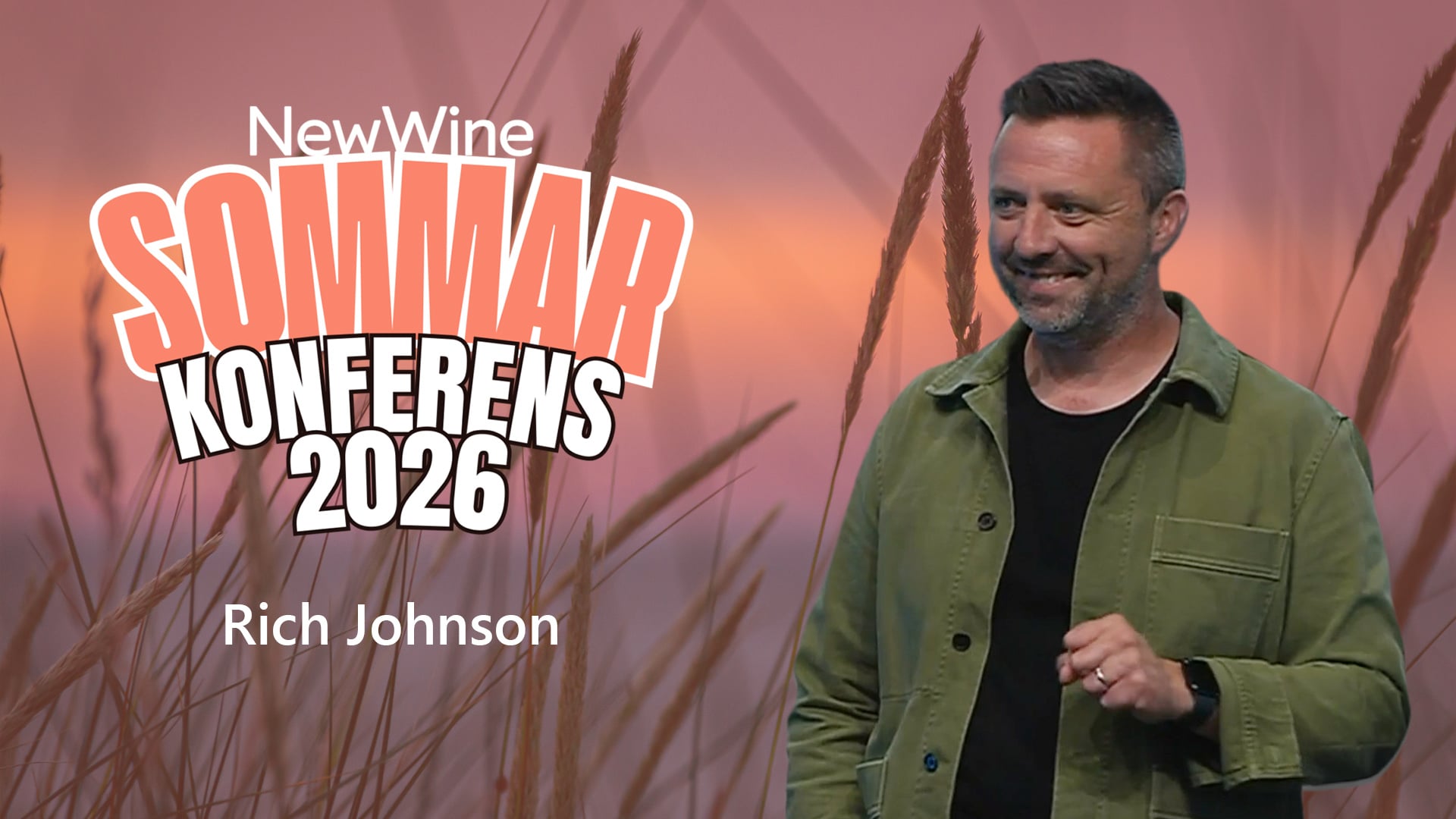 Storseminarium med Rich Johnson | Fredag 26 juni | New Wine sommarkonferens