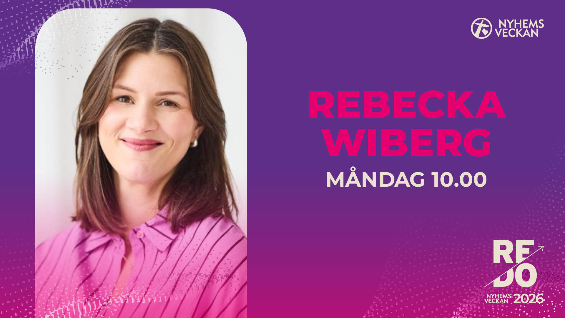 Förmiddagsmöte med Alina Lyreborg | Lördag 11.00 | Nyhemsveckan 2026