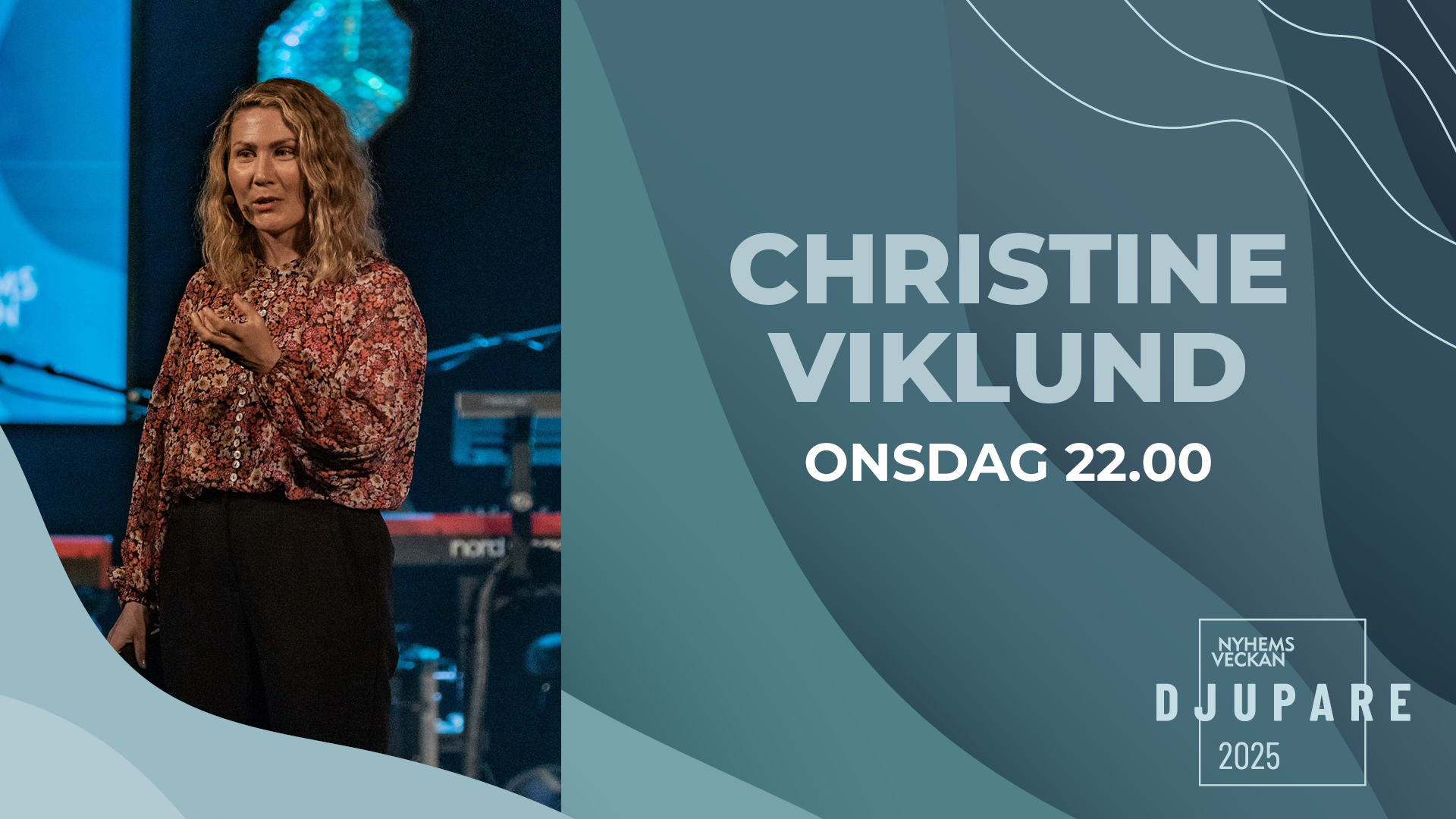 Christine Viklund | Nattmöte 18 juni | Nyhemsveckan