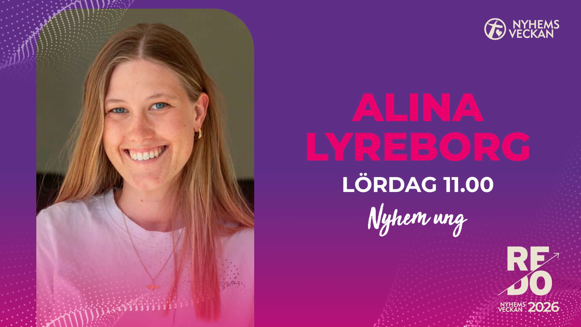 Förmiddagsmöte med Alina Lyreborg | Lördag 13 juni | Nyhemsveckan 2026