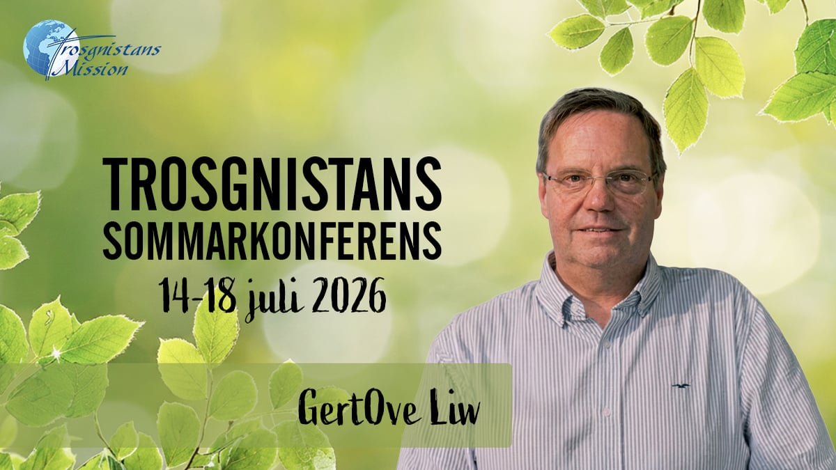 Förmiddagsmöte med GertOve Liw | Onsdag 15 juli | Trosgnistan sommarkonferens 2026