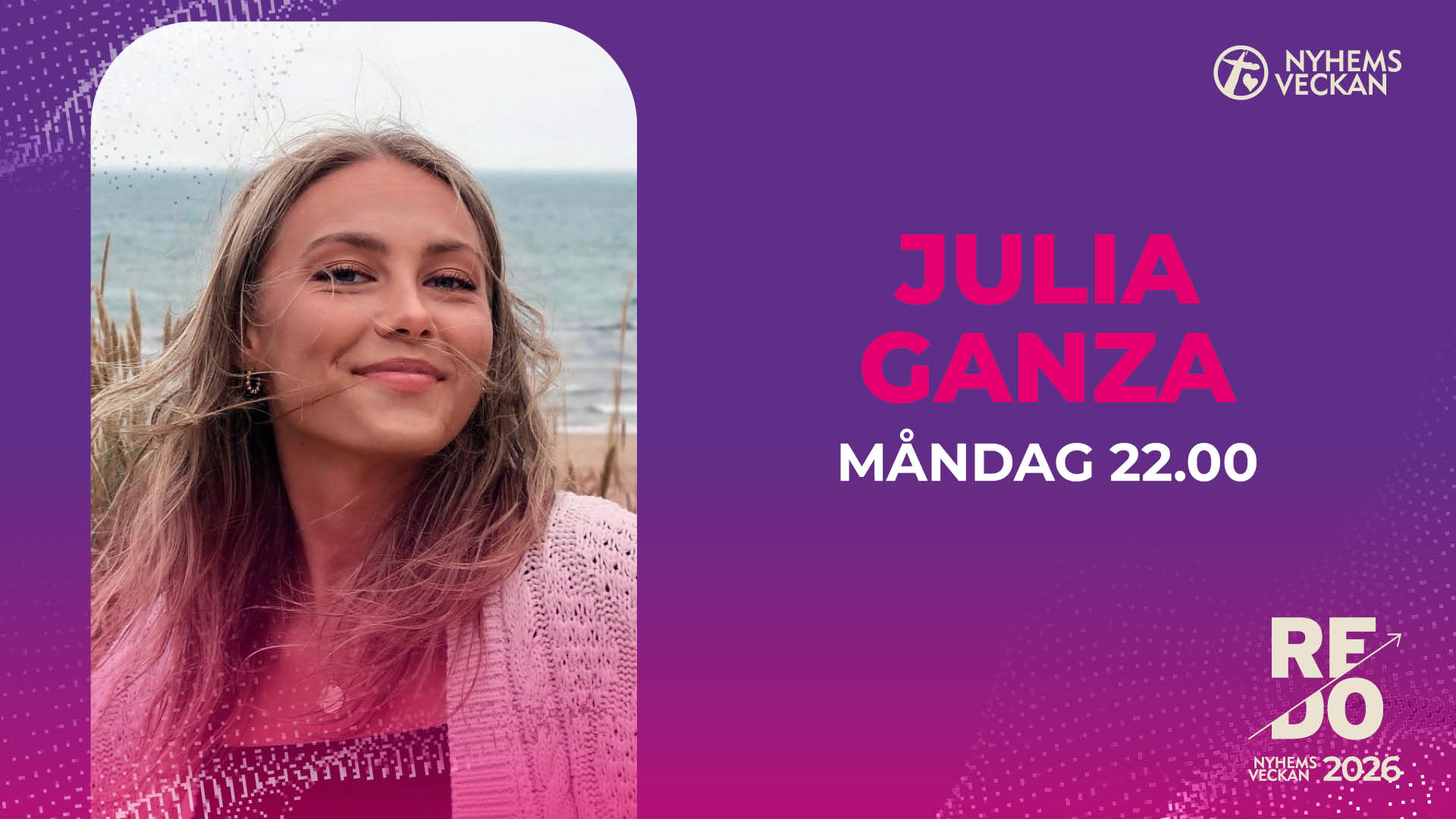 Nattmöte med Julia Ganza | Måndag 22.00 | Nyhemsveckan 2026