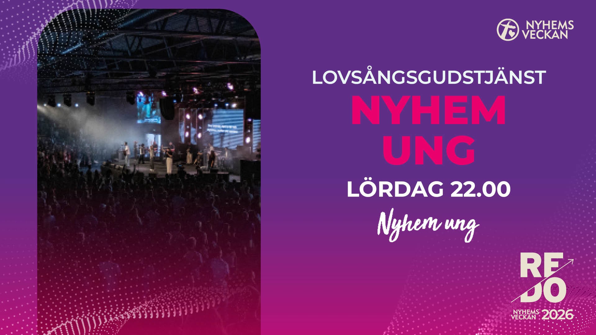 Lovsångsgudstjänst | Lördag 13 juni | Nyhemsveckan 2026
