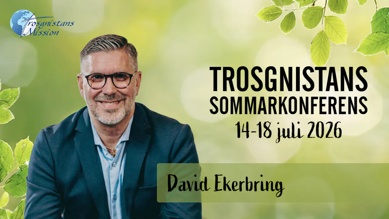 Avslutningsmöte med David Ekerbring | Lördag 19.00 | Trosgnistans sommarkonferens