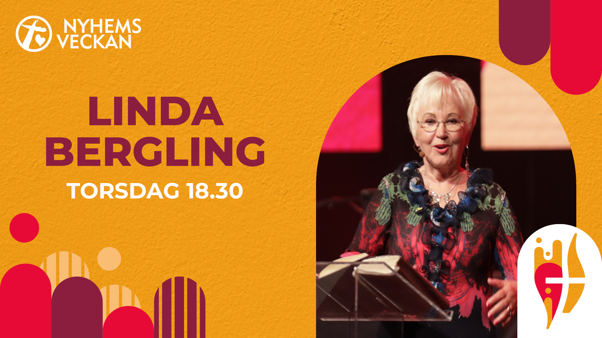 Kvällsmöte 20 juni - Linda Bergling | Nyhemsveckan 2024