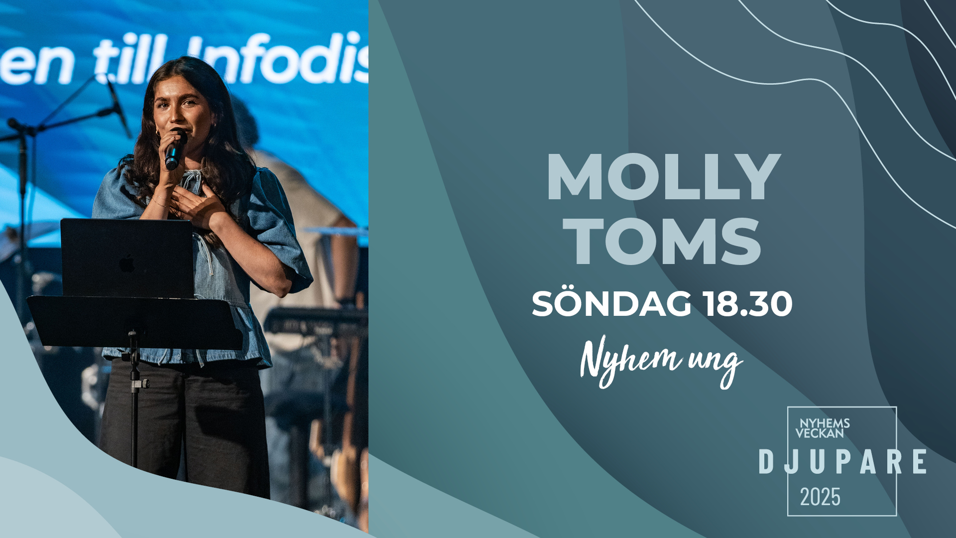 Molly Toms | Kvällsmöte 15 juni | Nyhemsveckan