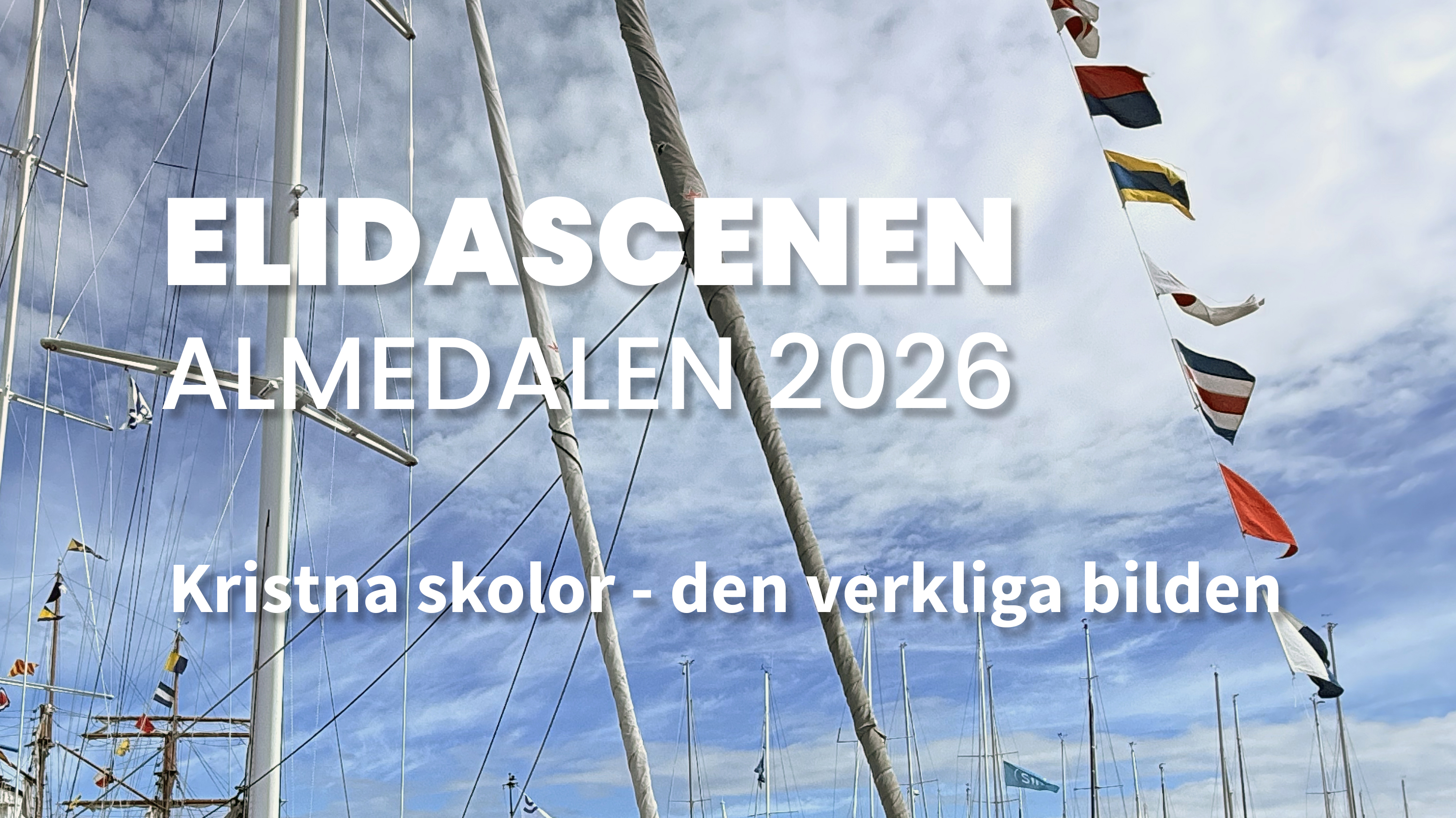 Kristna skolor - den verkliga bilden | Elidascenen Almedalen 2026