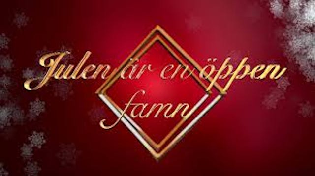 Julen är en öppen famn