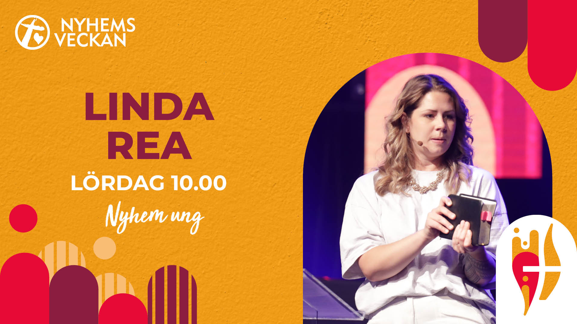 Förmiddagsmöte 15 juni - Linda Rea | Nyhemsveckan 2024