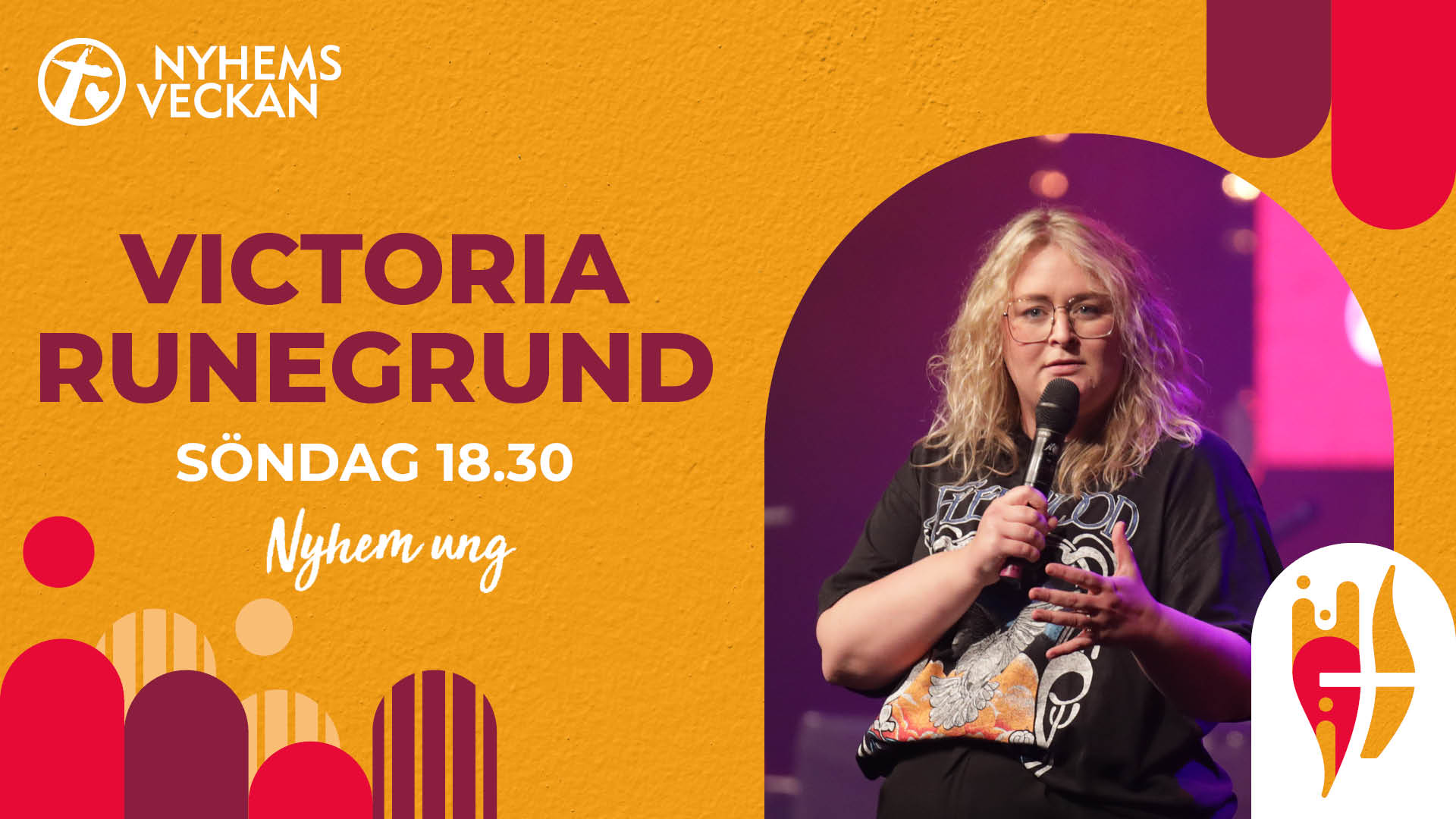 Kvällsmöte 16 juni - Victoria Runegrund | Nyhemsveckan 2024