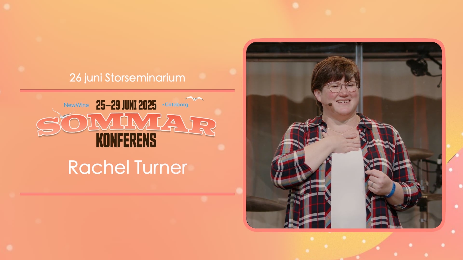 Rachel Turner | Storseminarium torsdag | New Wine sommarkonferens 2025