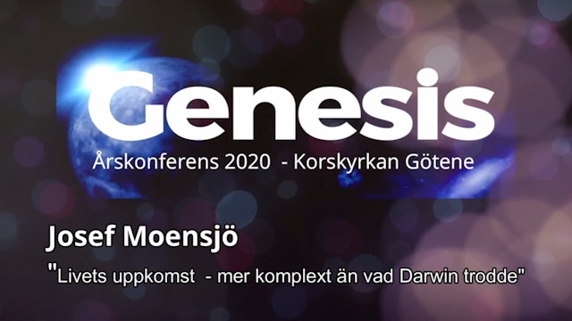 Ungdomssamling: Fred - Josef Moensjö | Gensis 2020