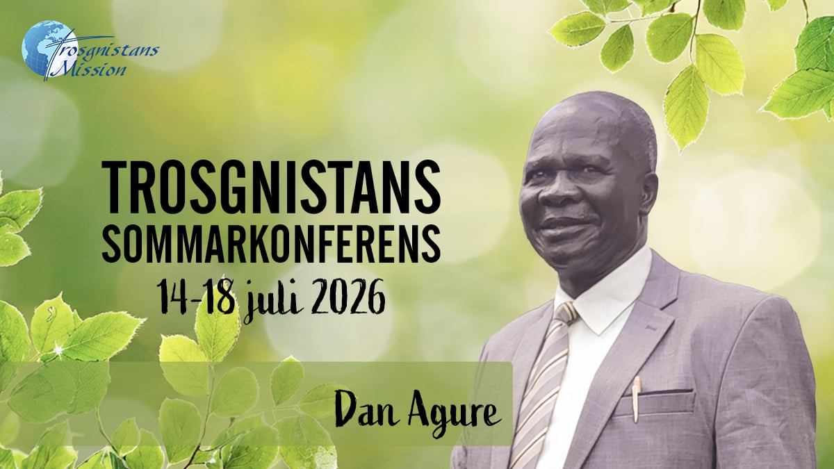 Förmiddagsmöte med Dan Agure | Torsdag 16 juli | Trosgnistans sommarkonferens