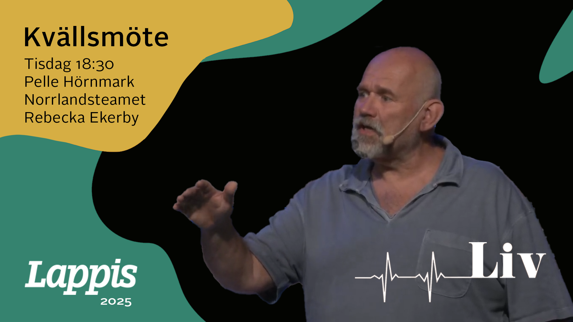 Kvällsmöte 1 juli | Lappis 2025