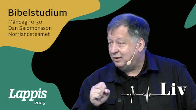 Bibelstudium 30 juni | Lappis 2025