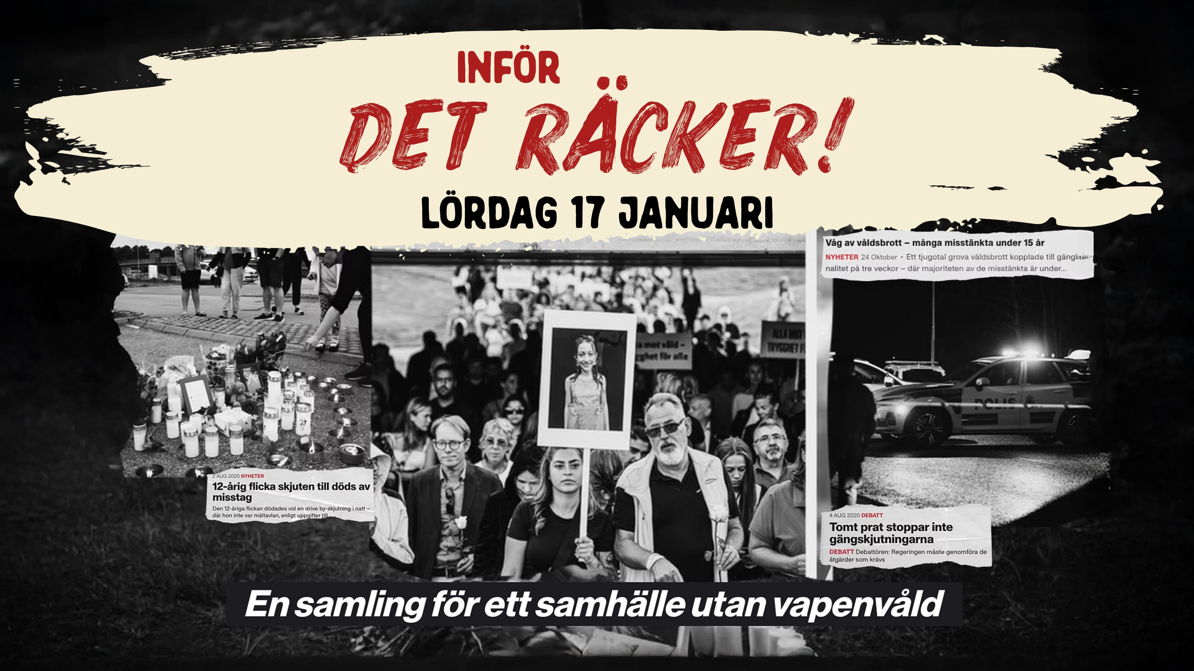 Inför Det räcker! | Lördag
