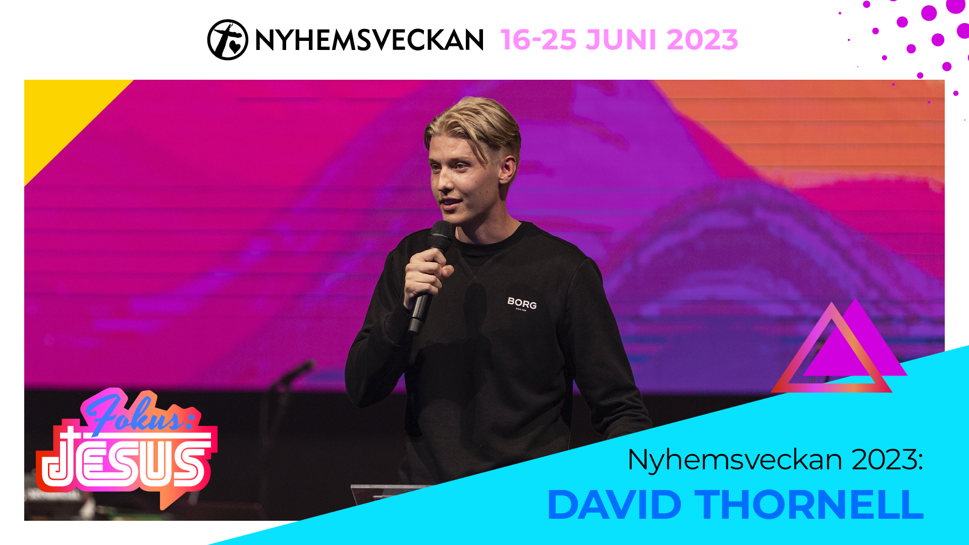 Kvällsmöte 18 juni - David Thornell | Nyhemsveckan 2023