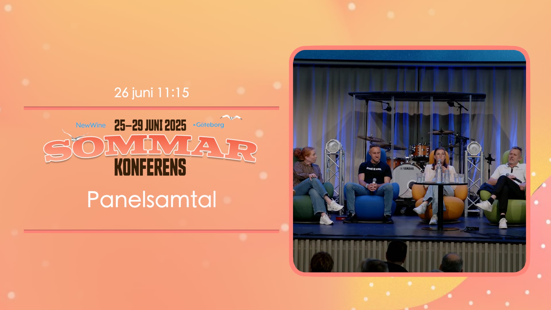 Panelsamtal torsdag | New Wine sommarkonferens 2025