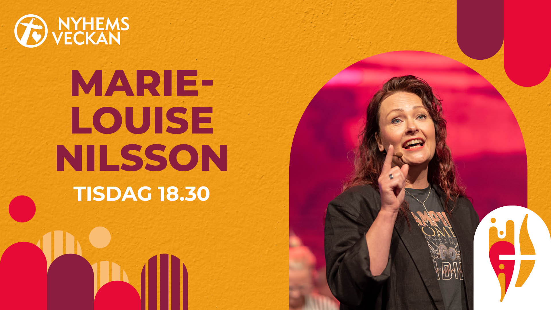 Kvällsmöte 18 juni - Marie-Louise Nilsson | Nyhemsveckan 2024