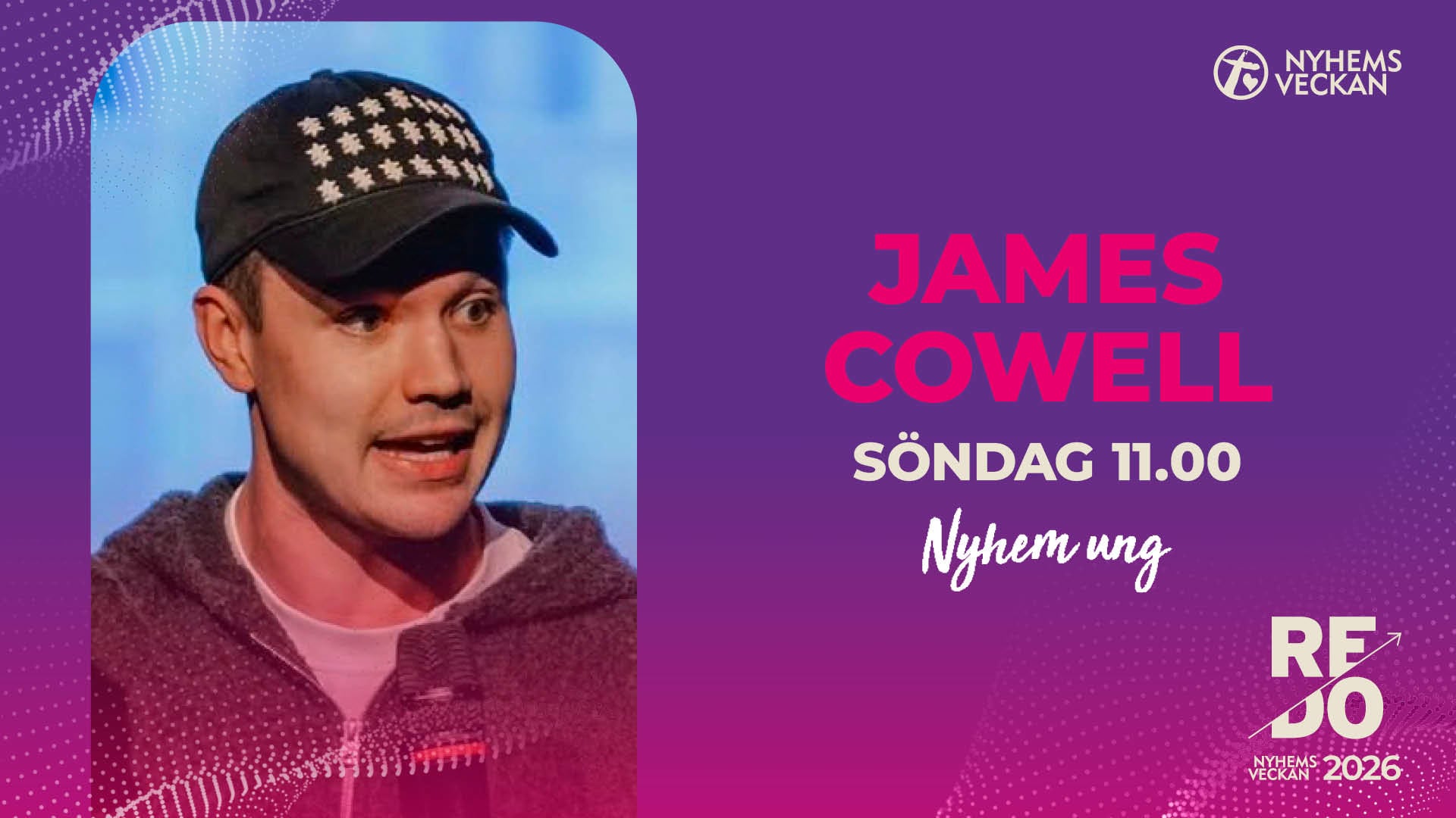 Förmiddagsmöte med James Cowell | Söndag 14 juni | Nyhemsveckan 2026