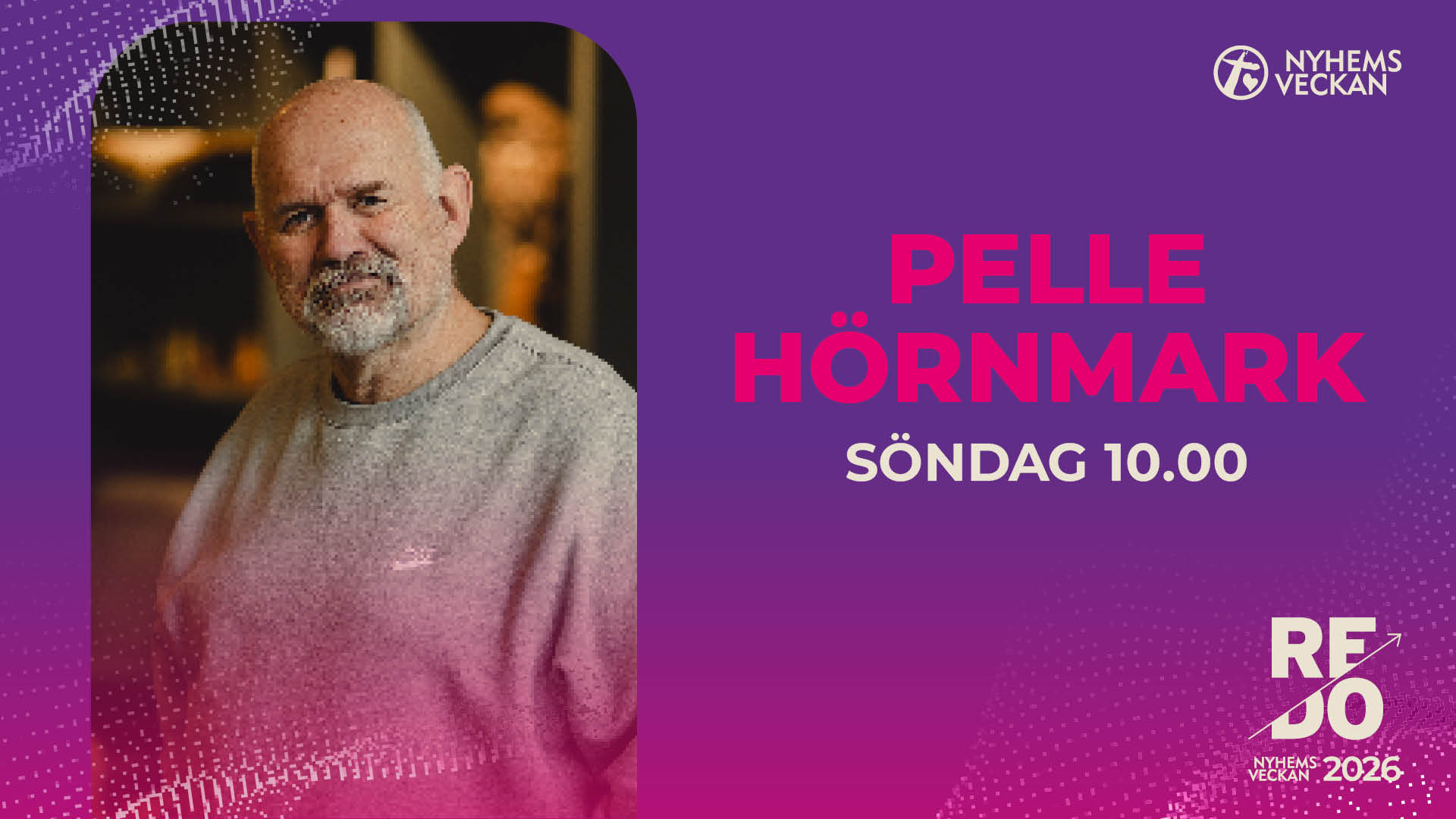 Avslutningsgudstjänst med Pelle Hörnmark | Söndag 10.00 | Nyhemsveckan 2026