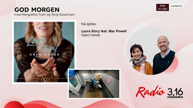 Radio 3,16 | 15 november 2021 - God Morgen med Margrethe og Terje