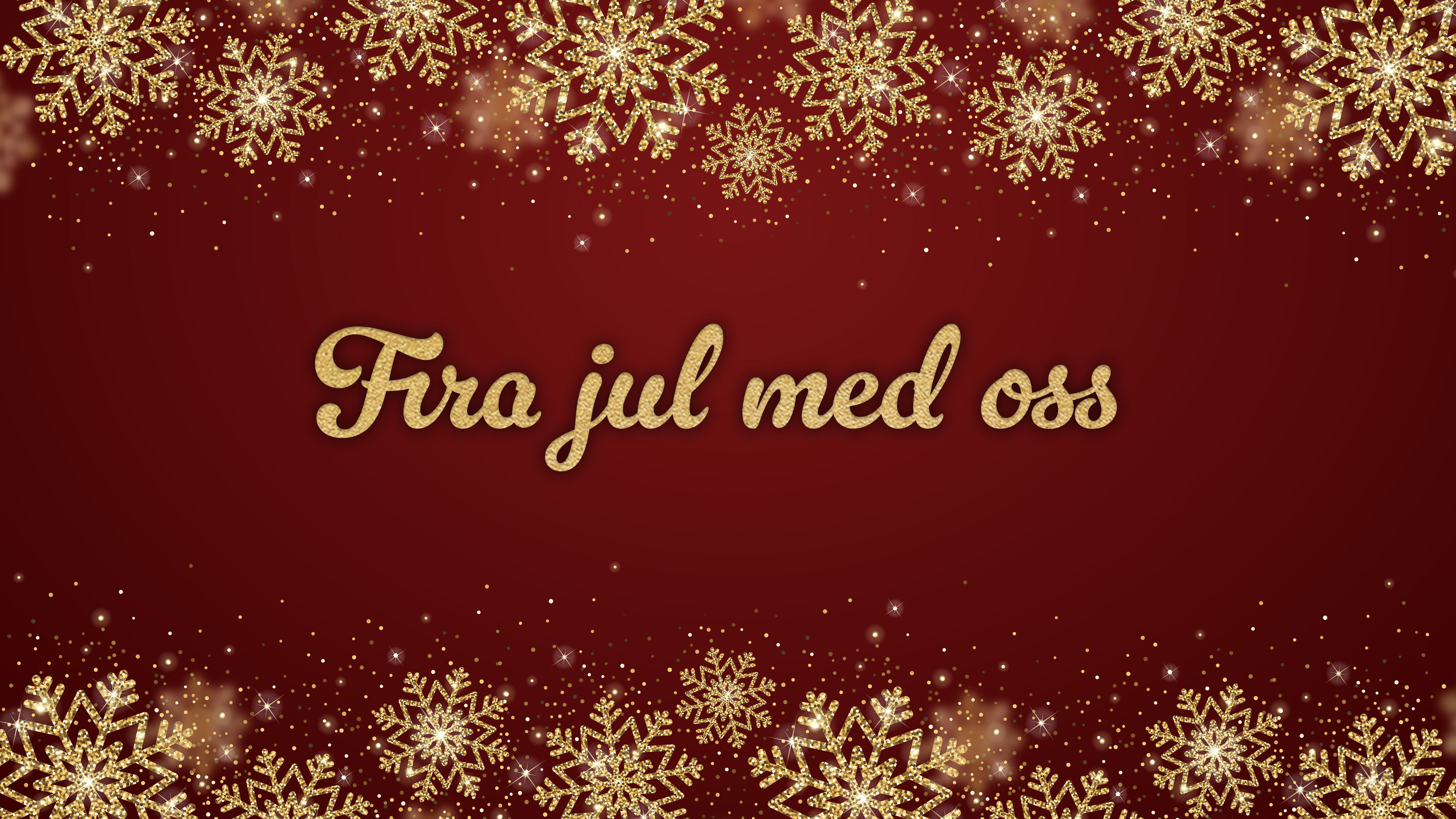 Fira jul med oss